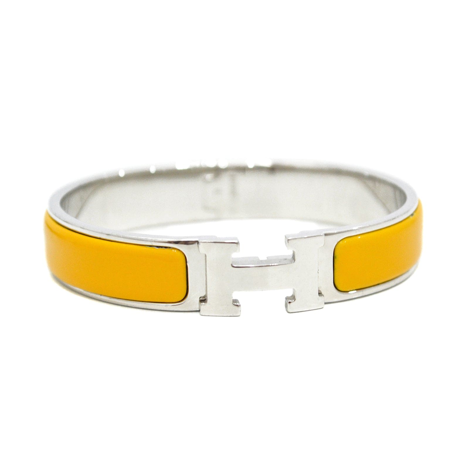 18K Clic Hermes Yellow Bracelet