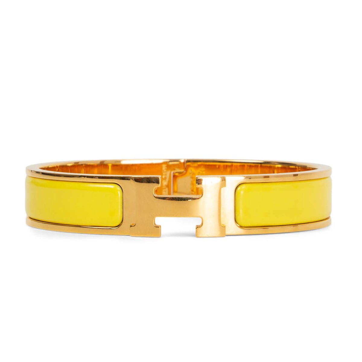 18K Clic Hermes Yellow Bracelet